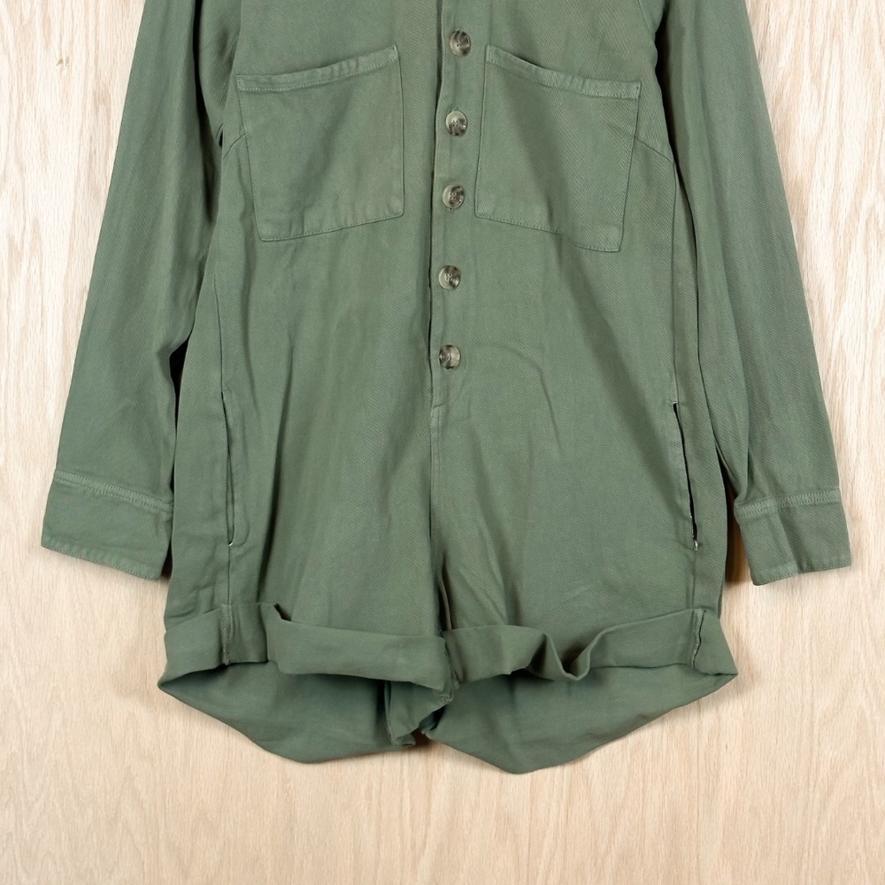 Show Me Your Mumu Tegan Romper Army Green - Picture 3 of 10